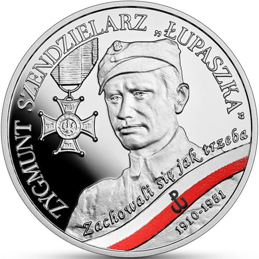 Moneta 10 zł Zygmunt Szendzielarz Łupaszka 2024