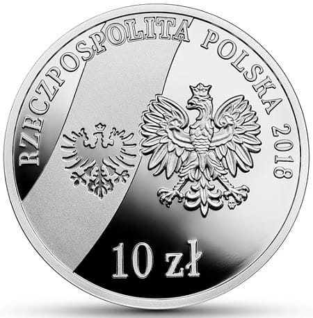 Moneta 10 zł 100 rocz. Wybuchu Powstania Wielkopolskiego 2018 r.