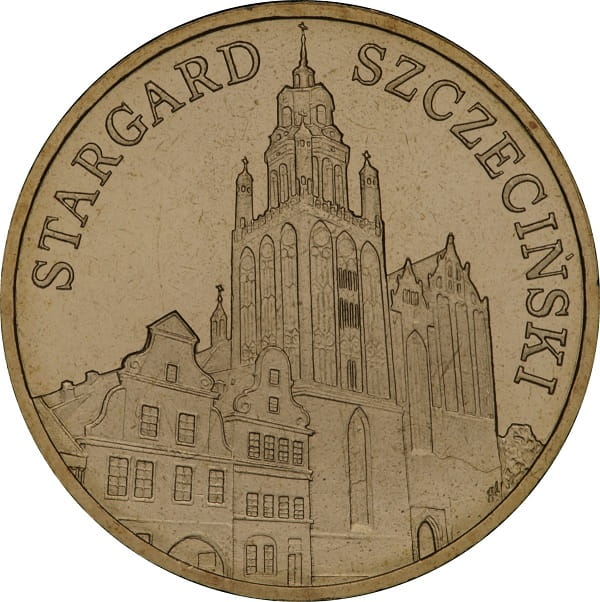Moneta 2 zł Stargard Szczeciński 2007
