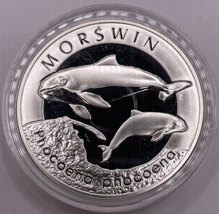 Moneta 20 zł Morświn 2004