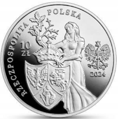 Moneta 10 zł 160 rocznica śmierci Romualda Traugutta 2024